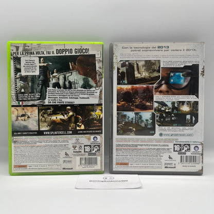 TOM CLANCY'S Splinter Cell Double Agent+Ghost Recon Advanced WarFighter Xbox 360