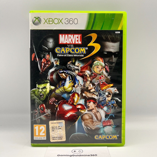 Marvel vs Capcom 3 Xbox 360 Italiano Completo Manuale Capcom Microsoft OTTIMO