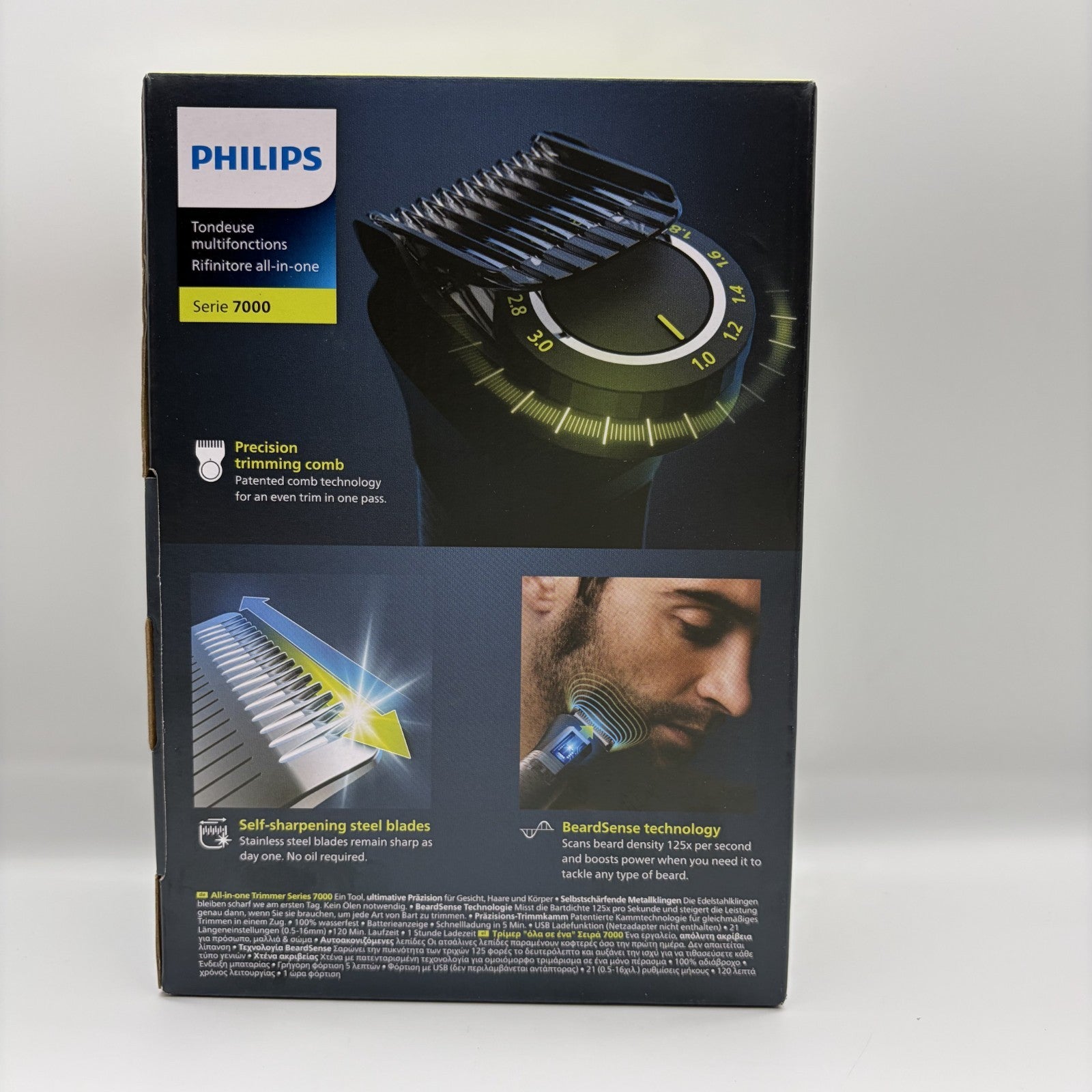 Philips Serie 7000 14in1 Rifinitore All-in-One Uomo Viso Corpo Capelli Nuovo