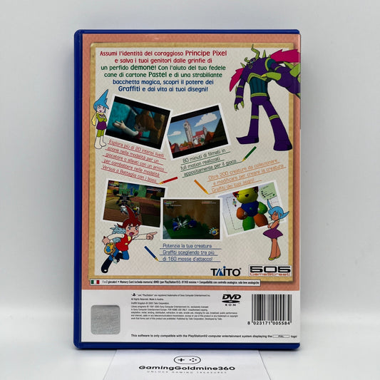 Graffiti Kingdom PS2 Italiano Completo PAL Taito Sony PlayStation 2 OTTIME CONDI