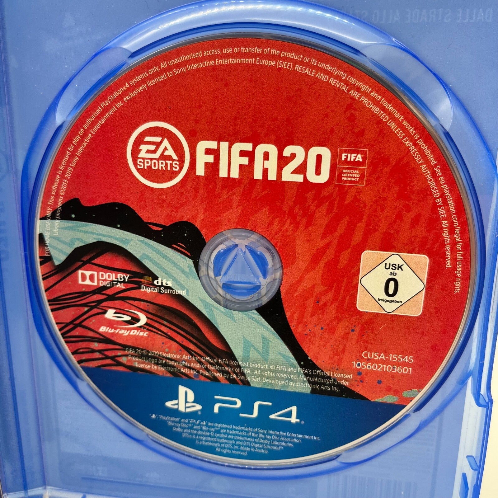 FIFA 20 PS4 Italiano Completo con Manuale EASports Sony PlayStation 4 OTTIMO