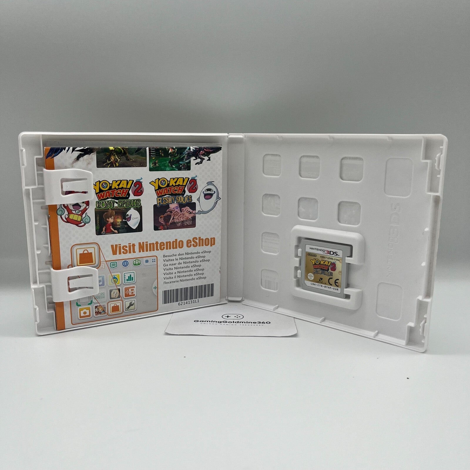 Yo-Kai Watch 2 Polpanime Nintendo 3DS Italiano Completo con Manuale COME NUOVO