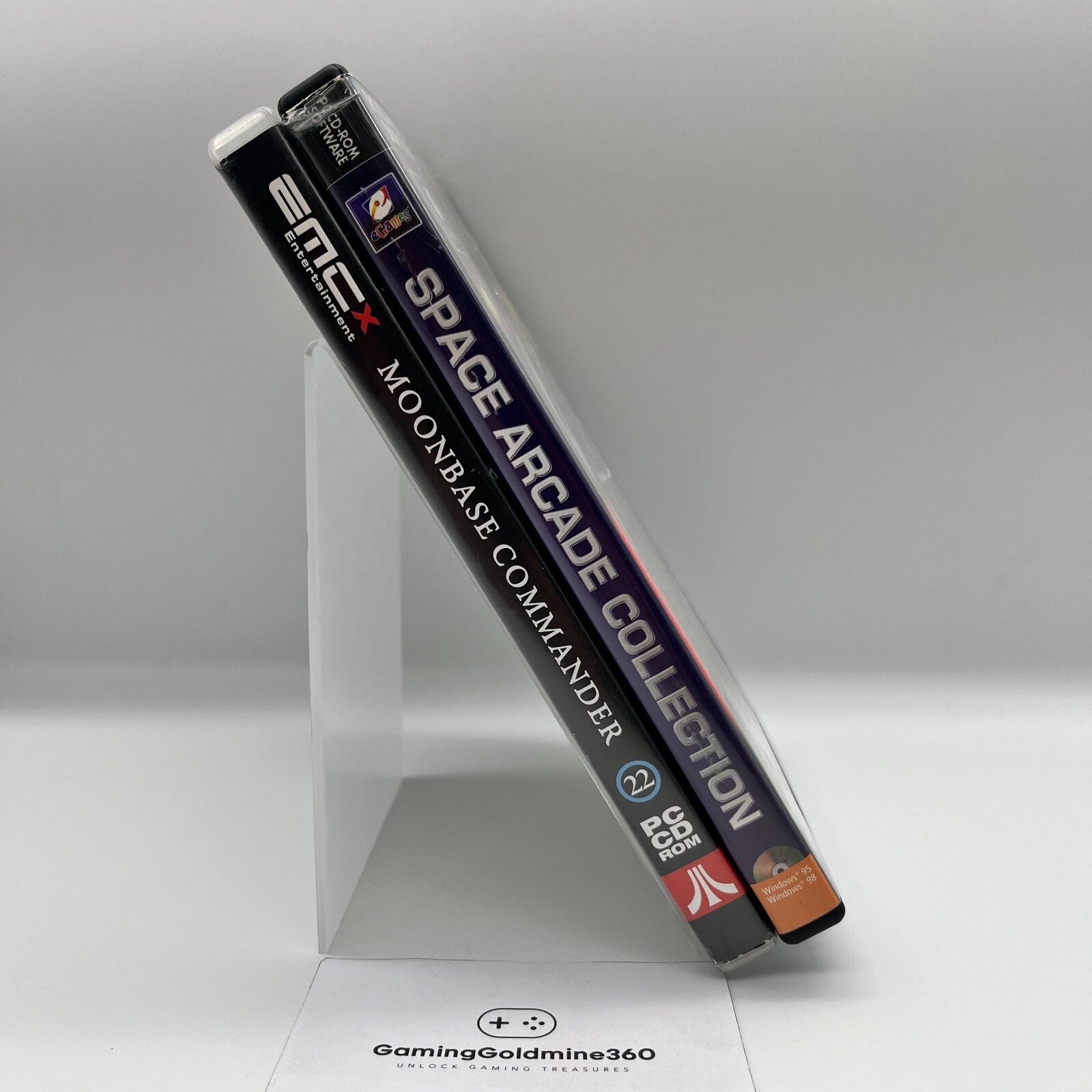 Moonbase Commander + Space Arcade Collection PC CD-Rom Italiano Giochi Computer