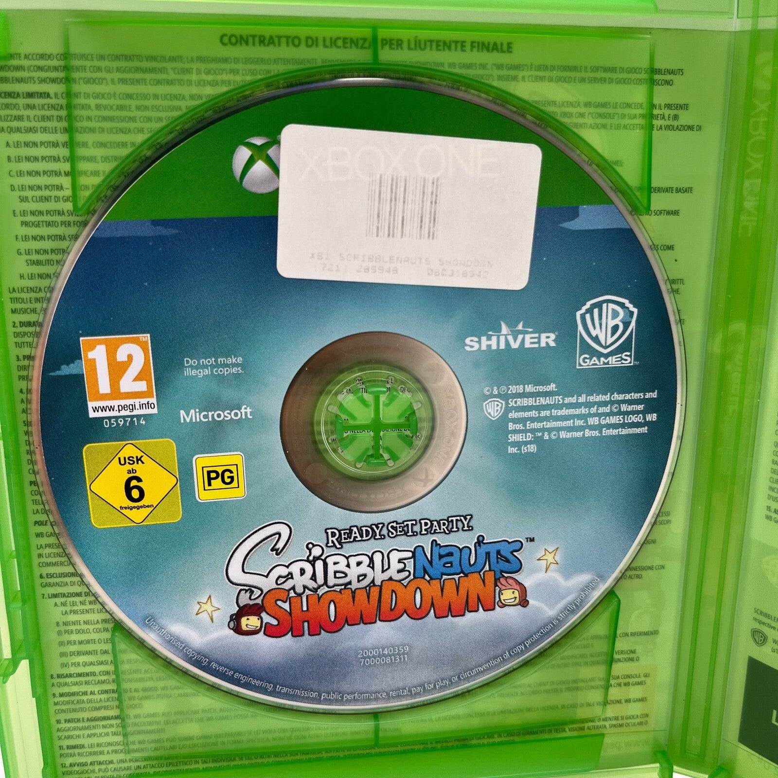 Scribble Nauts Showdown Xbox One Italiano Warner Bros COME NUOVO