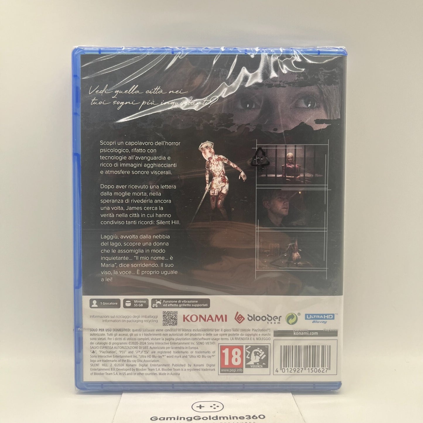 Silent Hill REMAKE PS5 Italiano NUOVO SIGILLATO Konami Sony PlayStation 5 Horror