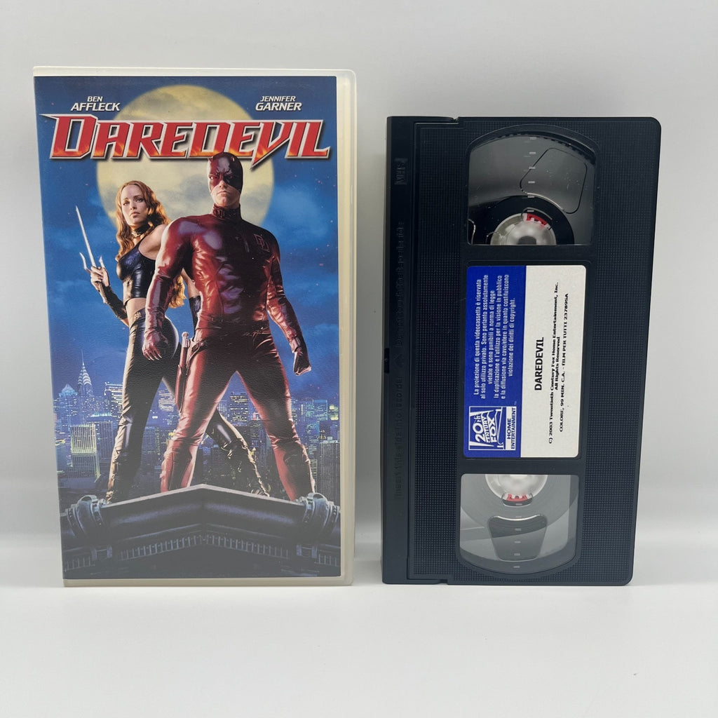 Daredevil VHS ITA 2003 Ben Affleck Jennifer Garner Marvel 20th Century Fox Raro