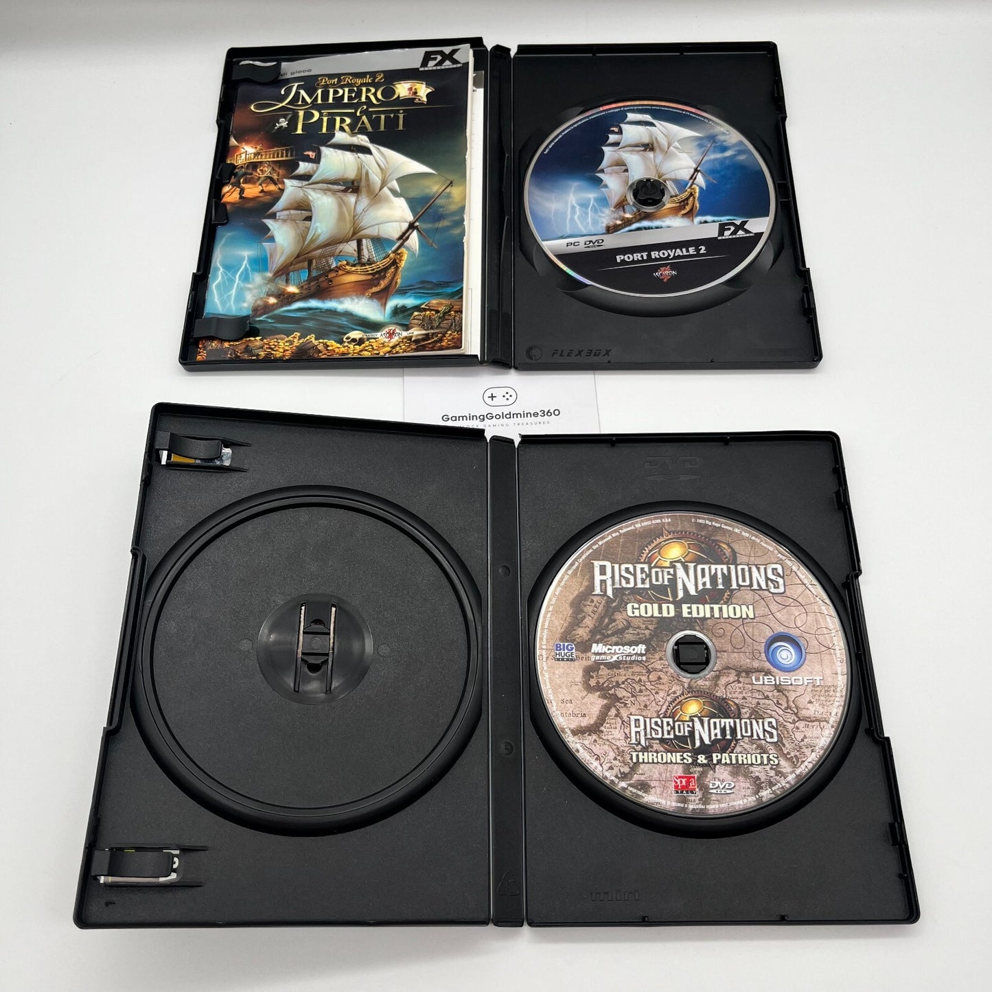 Port Royale 2: Impero e Pirati + Rise of Nations PC ITALIANO FX Ubisoft Completi