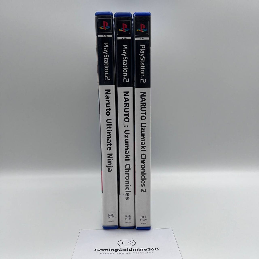 NARUTO Ultimate Ninja + Uzumaki Chronicles 1 & 2 · PS2 Italiano PlayStation 2
