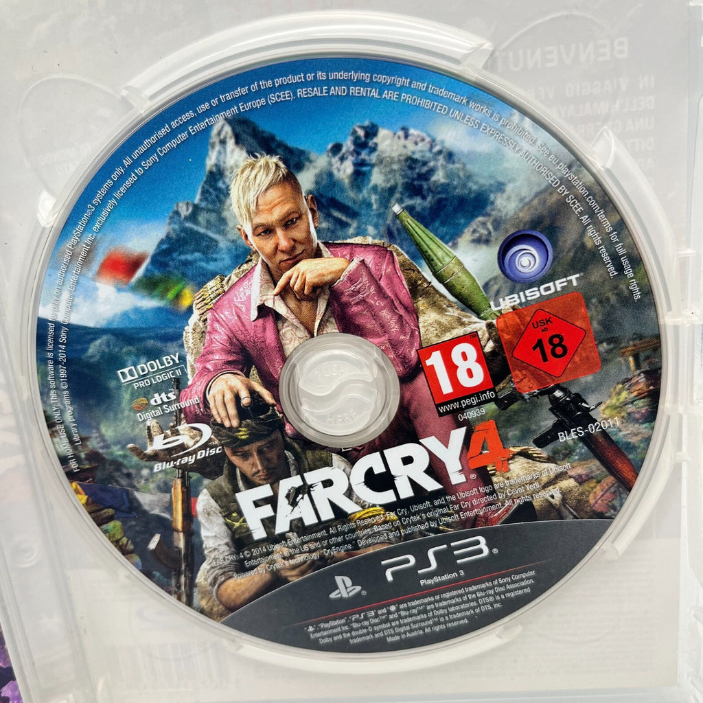 FarCry 3 + 4 PS3 Italiano Completo PAL Ubisoft Sony PlayStation 3 Far Cry OTTIMO