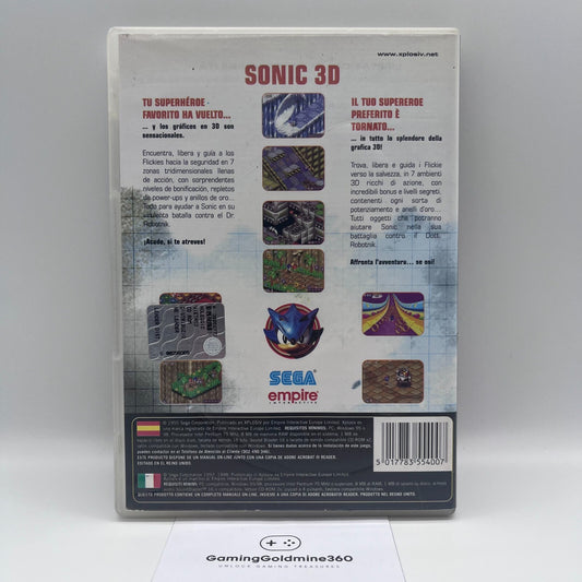 Sonic 3D Xplosive (PC: Windows 95/98) Italiano Sega Empire Interactive OTTIMO