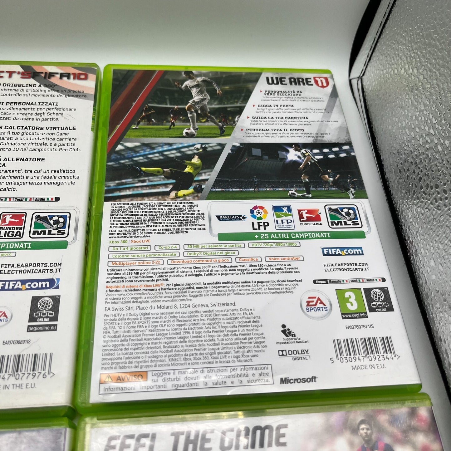 FIFA 08+09+10+11+12+13+14+15 Xbox 360 Collection Bundle 8 GIOCHI PAL OTTIMI