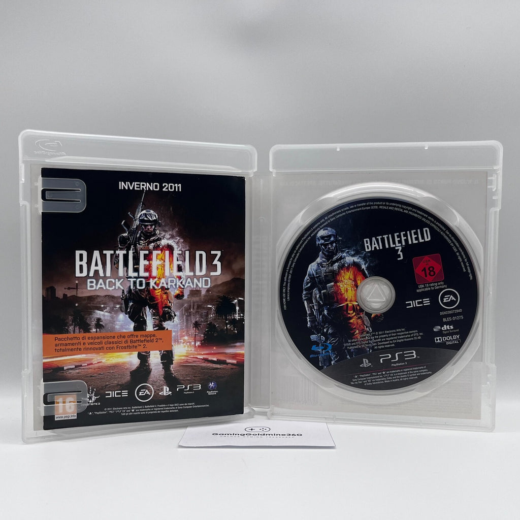 BATTLEFIELD Collection PS3 Italiano Completi PAL EA Sony PlayStation 3 OTTIMI
