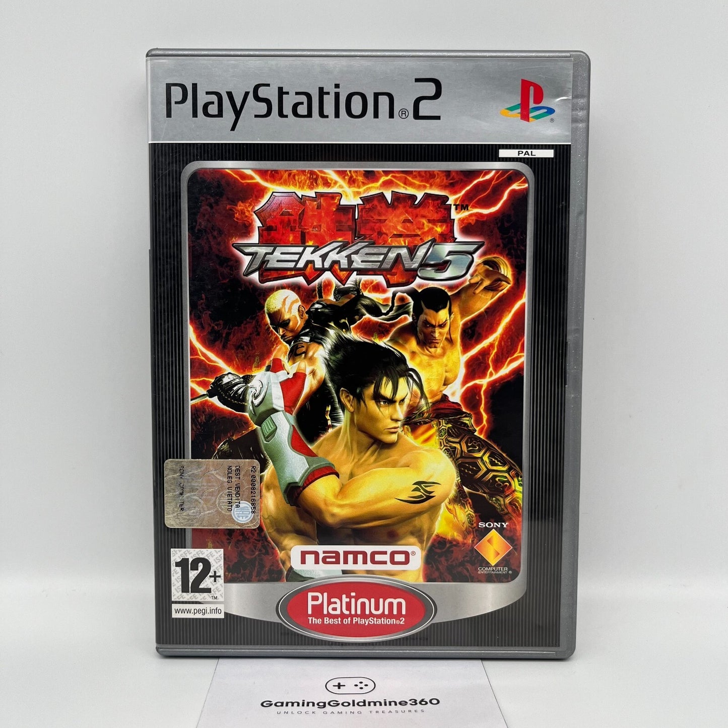 Tekken 5 PS2 Platinum Italiano Completo con Manuale PAL Namco Sony PlayStation 2