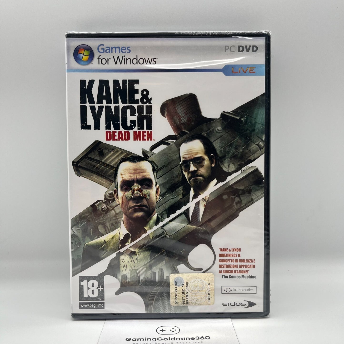 KANE & LYNCH: Dead Men + 2 Dog Days PC Italiano NUOVI SIGILLATI Eidos Microsoft