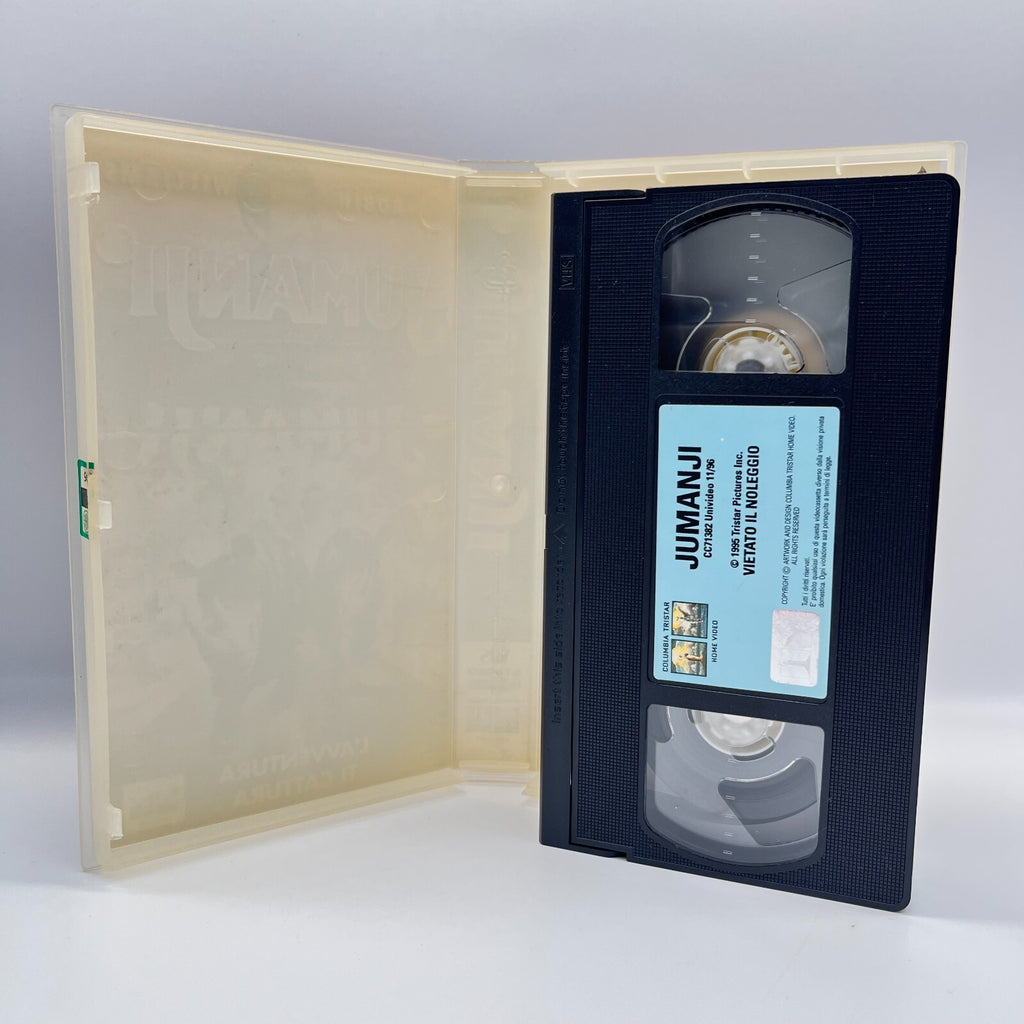 Jumanji VHS Film 1996 Robin Williams - Ottime Condizioni - Italiano RARO!