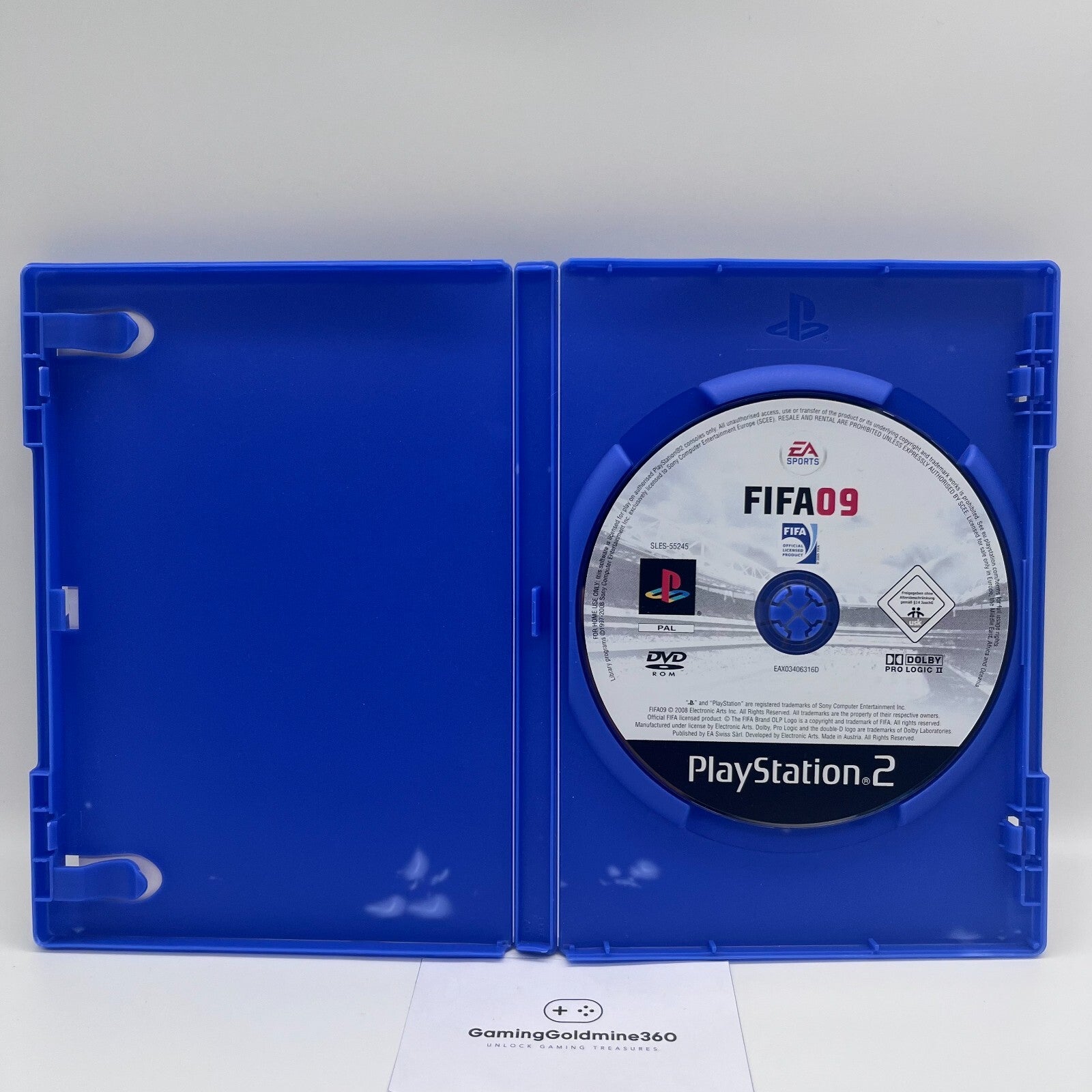 FIFA 09 (2009) PS2 Italiano PAL EA Sports Sony PlayStation 2 (senza manuale)