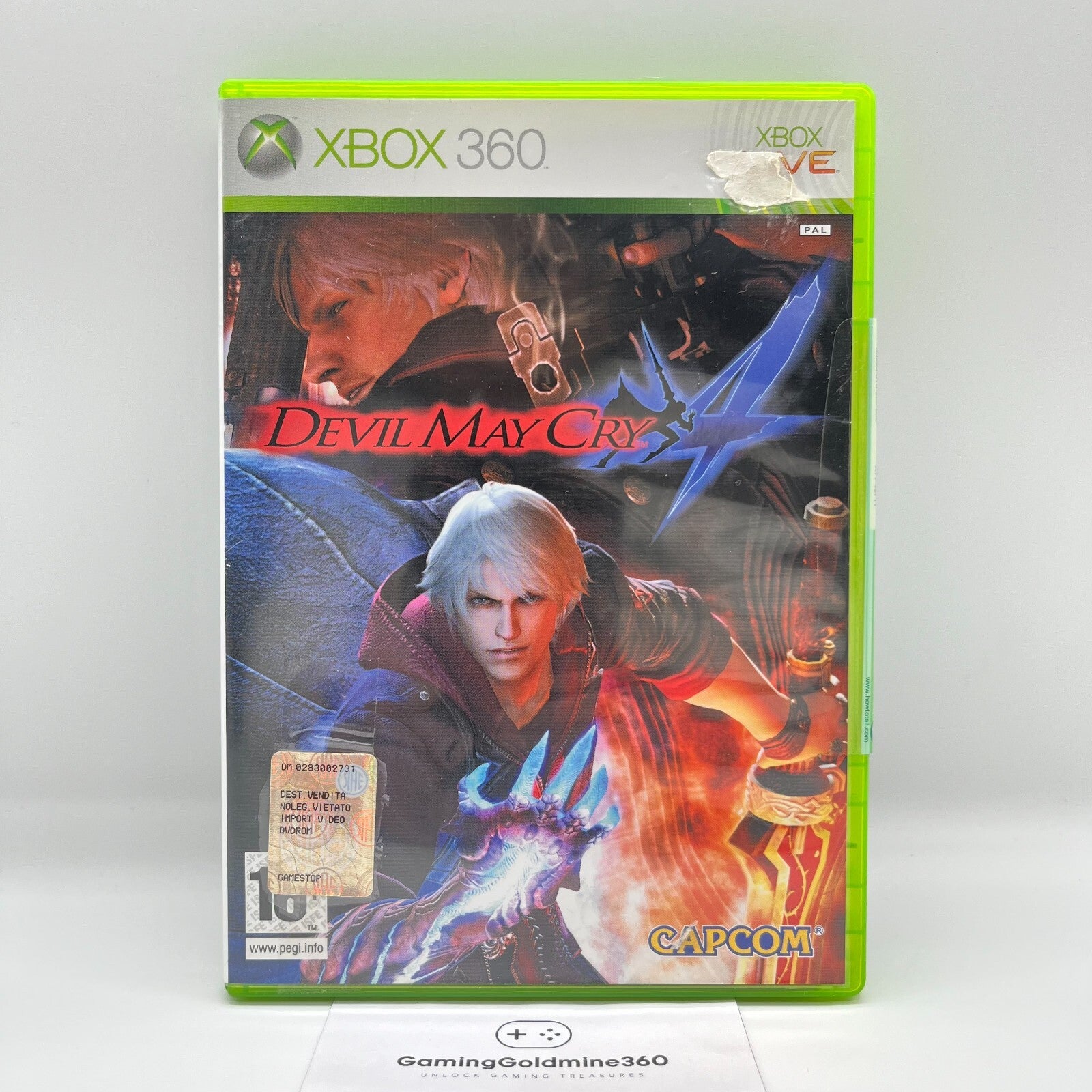 Devil May Cry 4 Xbox 360 Italiano Completo con Manuale PAL Capcom Microsoft
