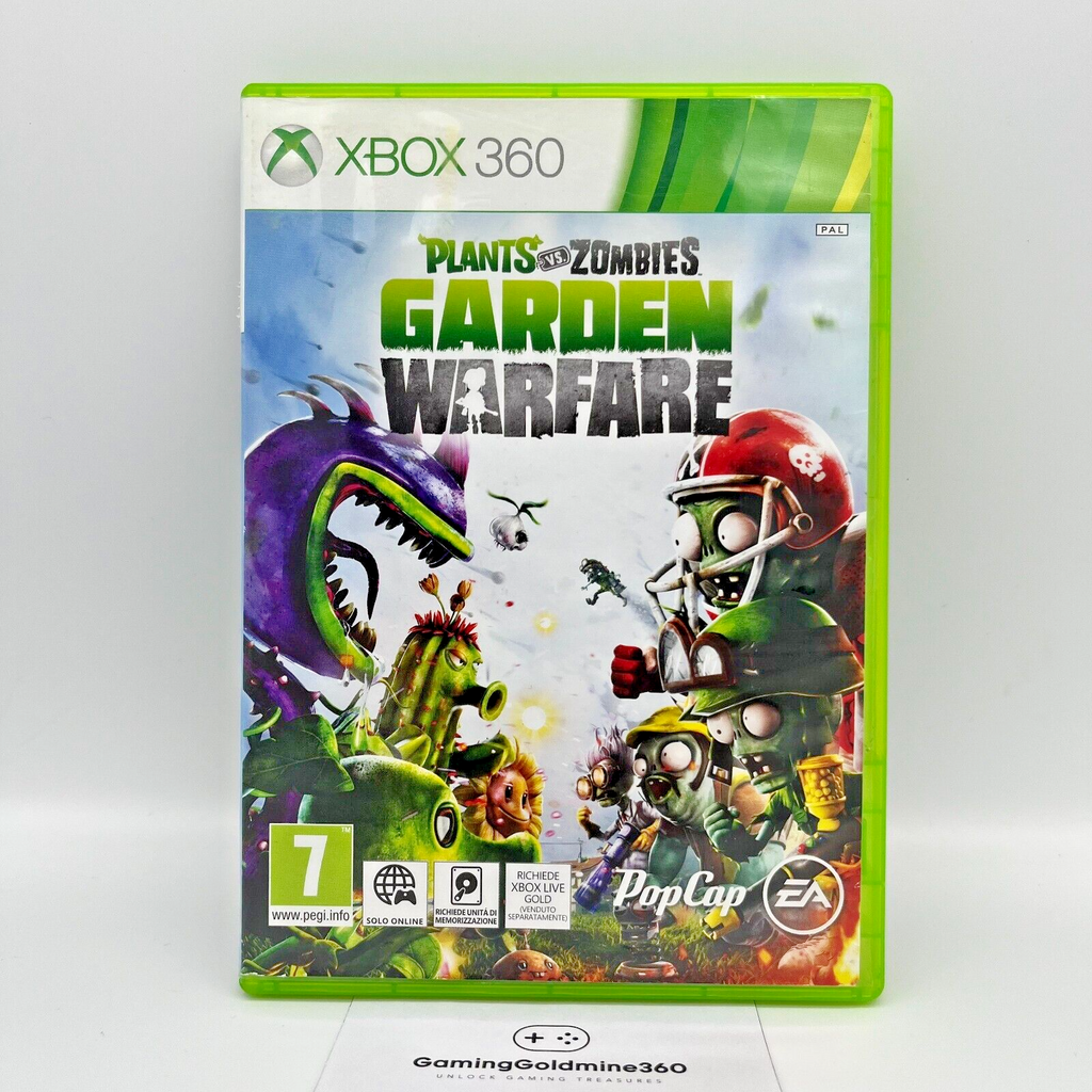 Plants vs Zombies Garden Warfare Xbox 360 Italiano PAL Completo EA Microsoft