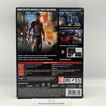 Sleeping Dogs DEFINITIVE EDITION PC Italiano Completo 💎 RARO DA COLLEZIONE! TOP
