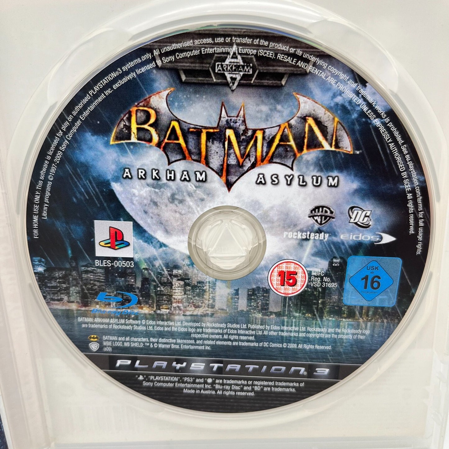 BATMAN Arkham Asylum GOTY Edition PS3 Italiano Completo PAL Sony PlayStation 3