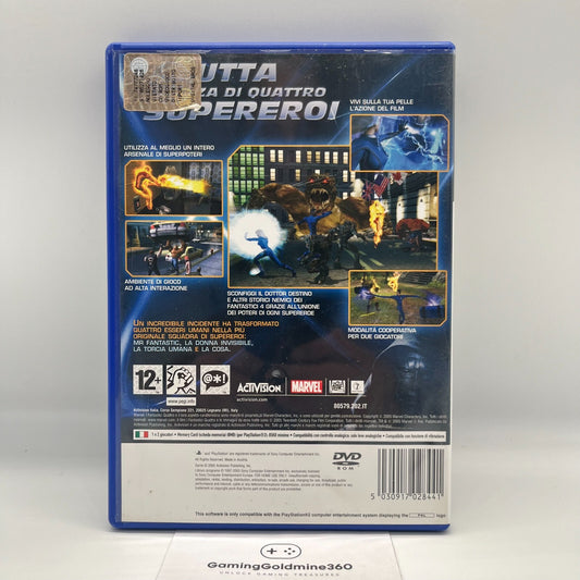 I Fantastici 4 PS2 Italiano PAL Gioco Activision Sony PlayStation 2 no manuale