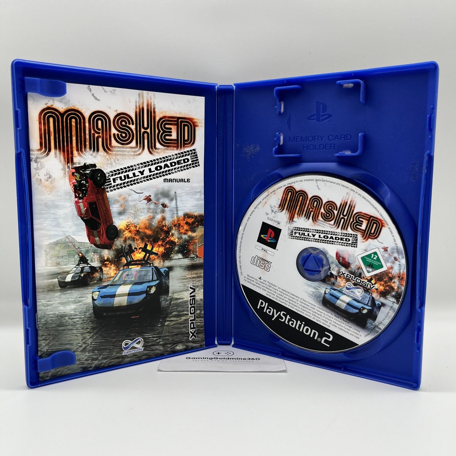 MASHED Fully Loaded PS2 Italiano Completo Xplosiv Sony PlayStation 2 COME NUOVO