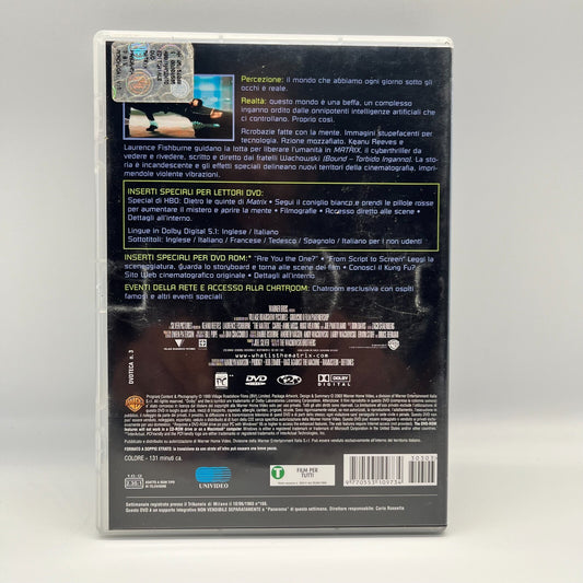 MATRIX - DVD - Wachowski - Keanu Reeves, Laurence Fishburne 1999 OTTIMO Panorama
