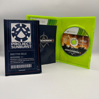 CrackDown 2 Xbox 360 Italiano Completo con Manuale e Poster PAL Microsoft OTTIMO