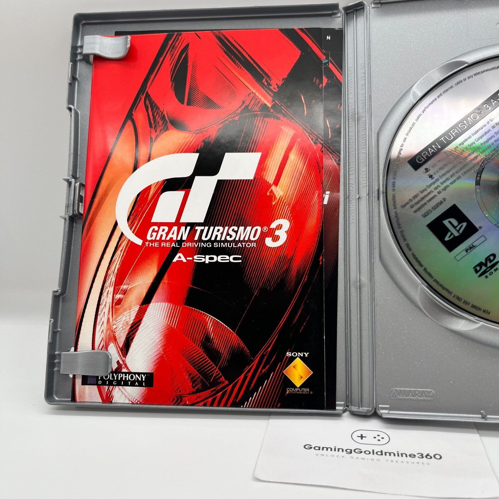 Gran Turismo 3 A-spec PS2 PAL Completo con Manuale Sony PlayStation 2 OTTIMO