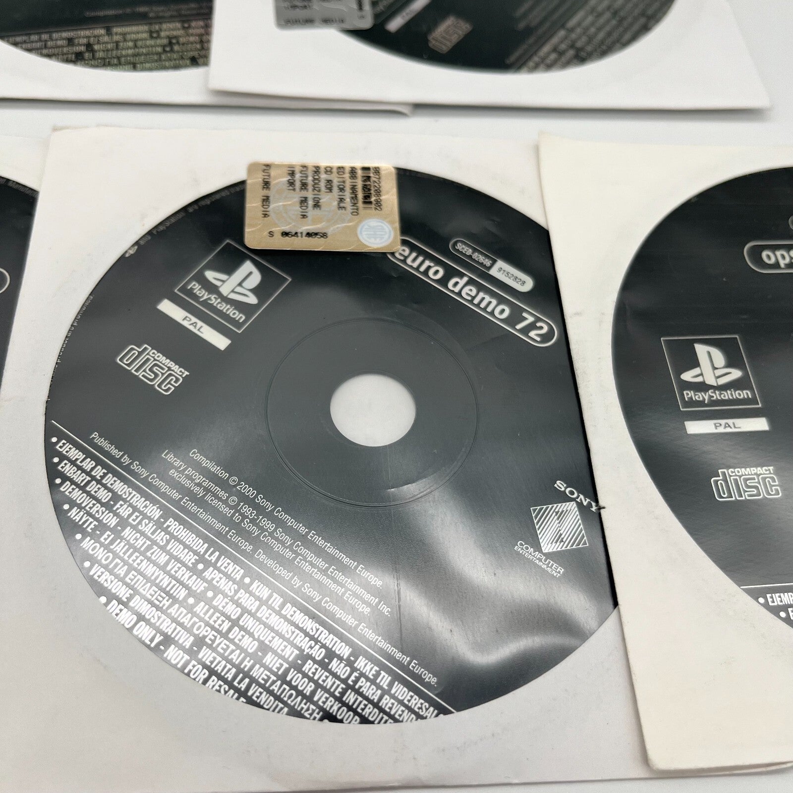 PlayStation Euro Demo 49, 56, 57, 61, 64, 66, 71, 72, 77 Anni 2000 PS CD Giochi