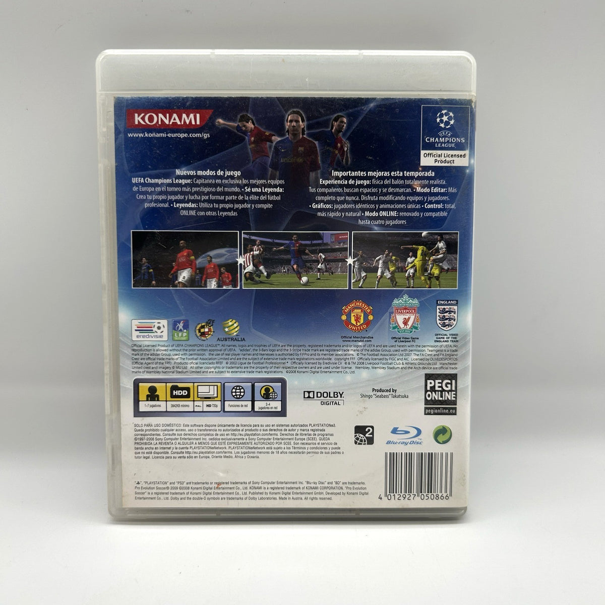 Pro Evolution Soccer 2009 – PS3 (PAL)