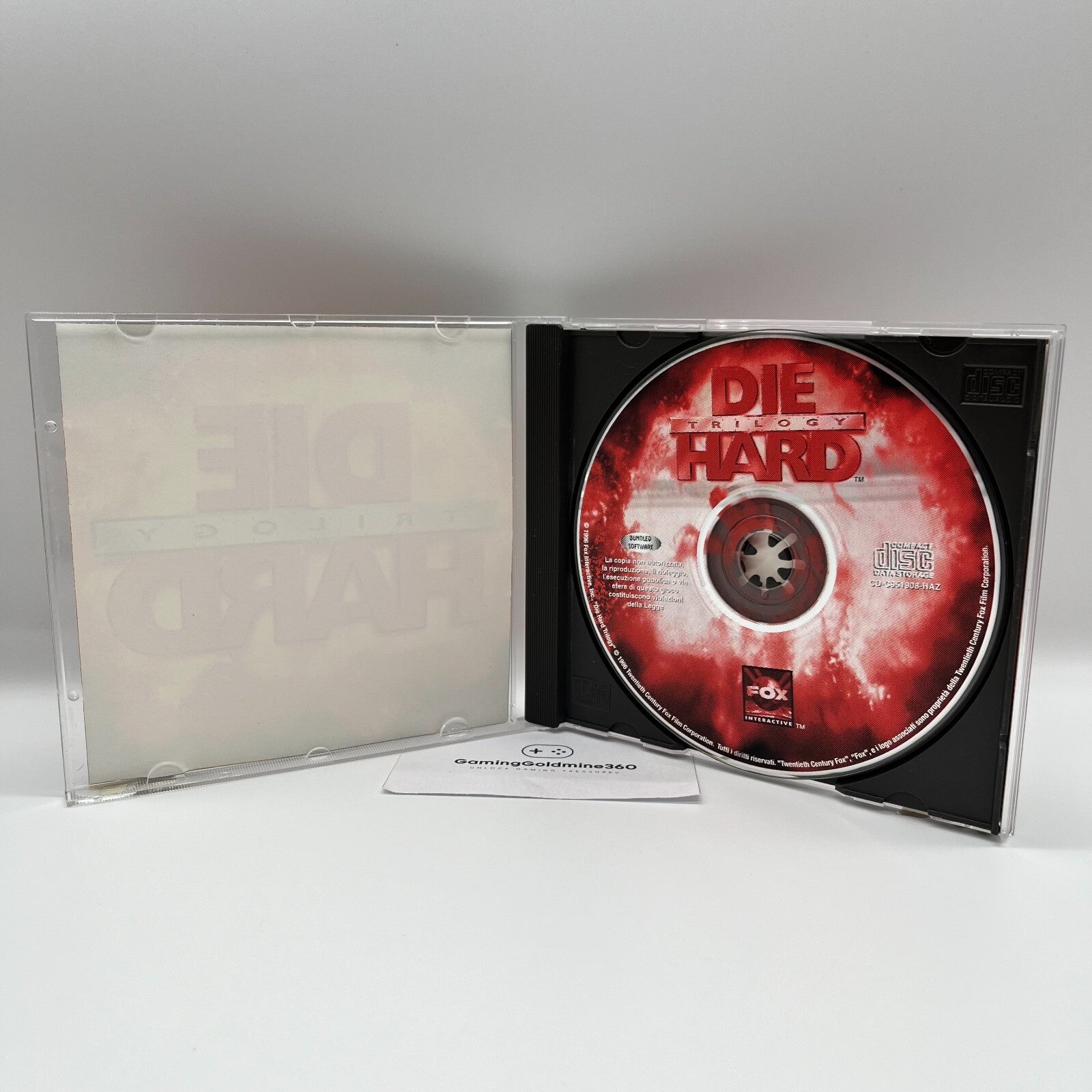 Die Hard Trilogy PC Gioco Italiano FOX Interactive OTTIME CONDIZIONI Retrogaming
