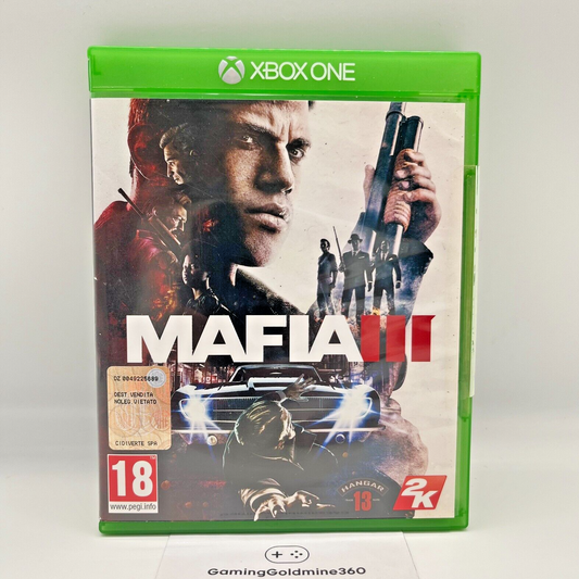 MAFIA III 3 Xbox One Italiano Completo con Manuale 2k Microsoft COME NUOVO