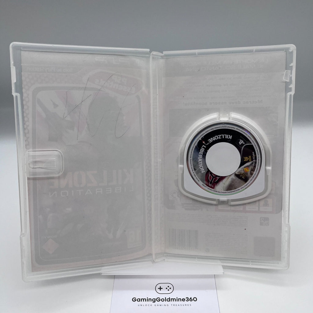 Killzone Liberation Essentials PSP PAL Italiano senza manuale OTTIME CONDIZIONI 