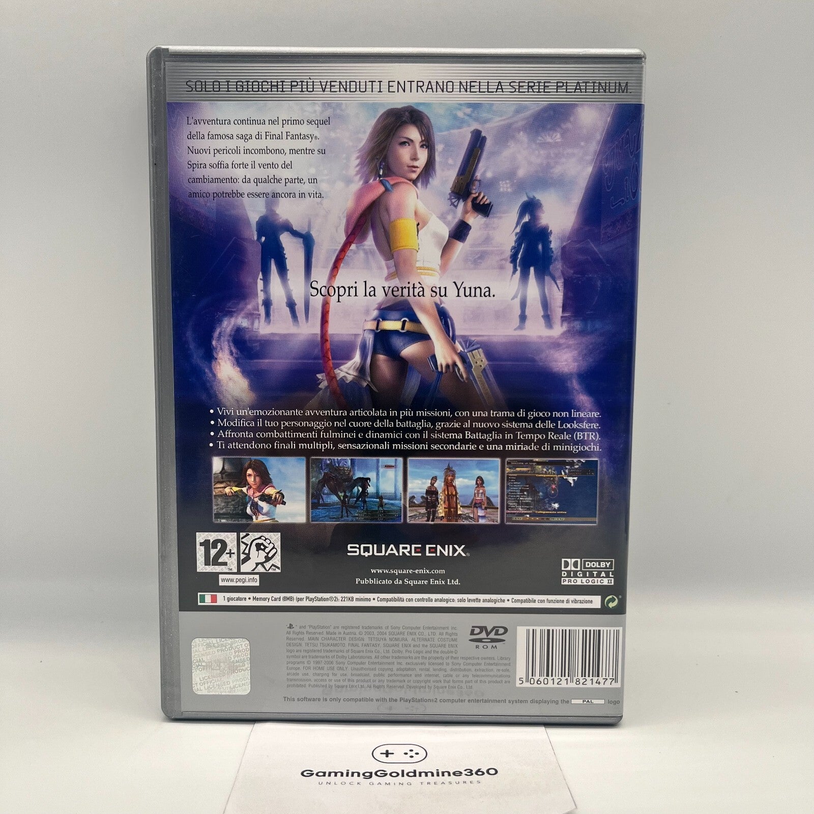 Final Fantasy X-2 10-2 PS2 Italiano Completo con Manuale PAL Sony PlayStation 2