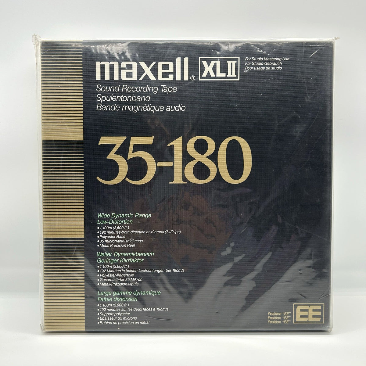 Maxell XLII 35-180 EE – bobina 26,5 cm (10,5″) metal reel, nuova sigillata (Nuovo)