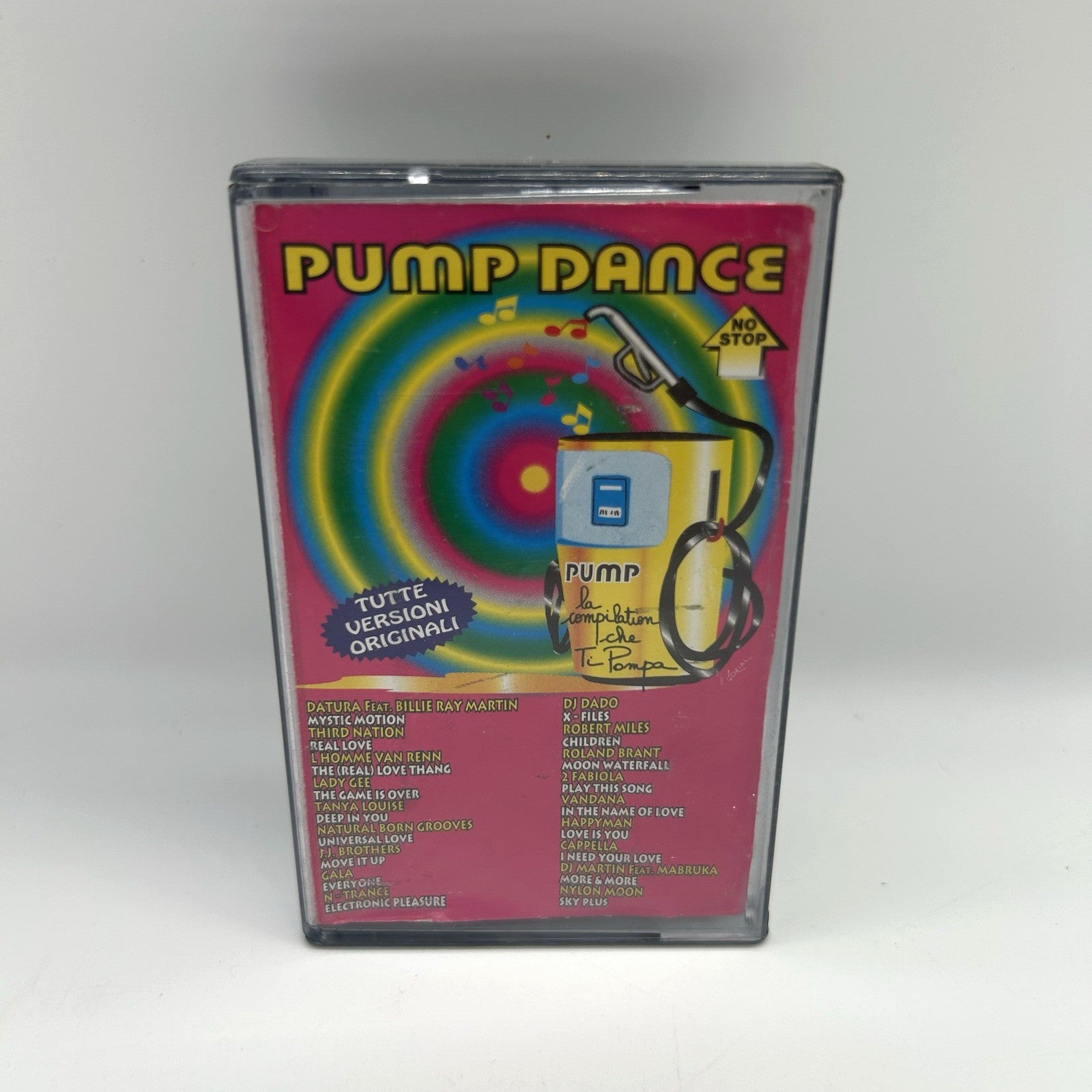 Pump Dance Musicassetta MC Compilation Dance Anni 90 Versioni Originali Testata