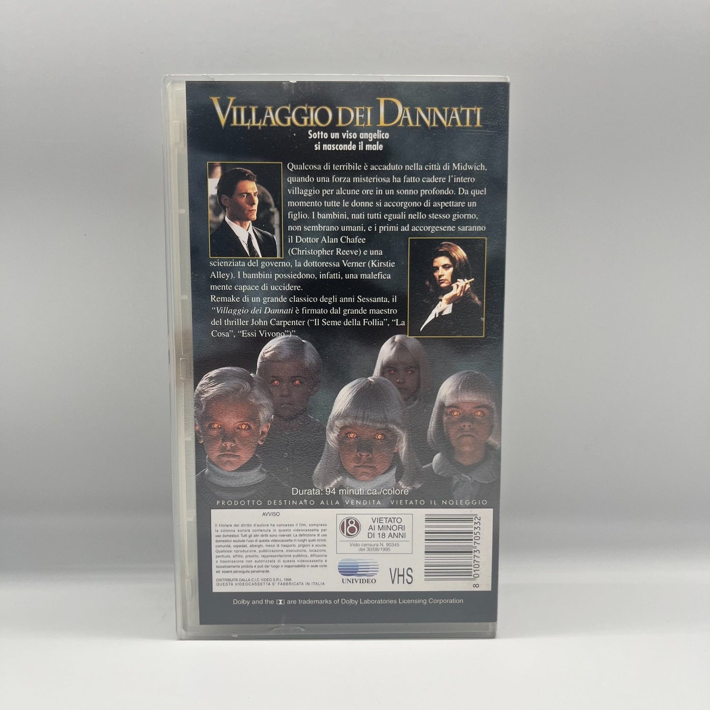 VHS Villaggio dei Dannati 🎬 John Carpenter 1995 Ita Horror Universal CIC Rara