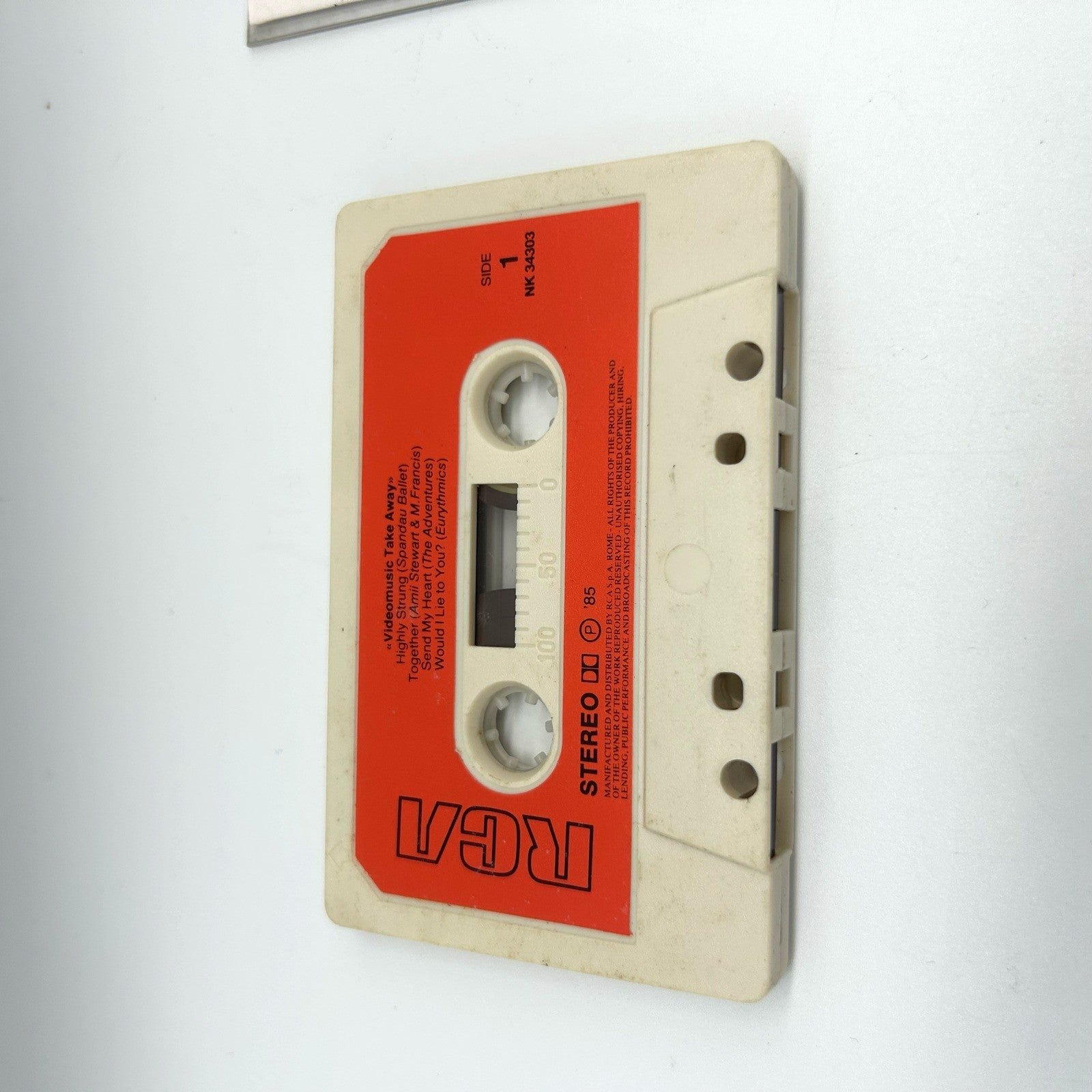 Videomusic Take Away Musicassetta MC RCA Compilation Anni 80 Original Versions