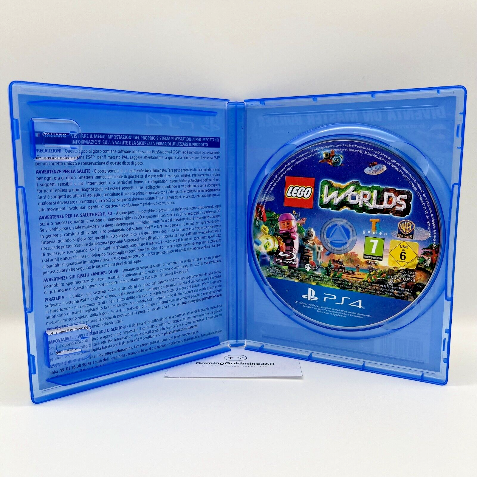 Lego Worlds PS4 Italiano Completo WarnerBros Sony PlayStation 4 COME NUOVO