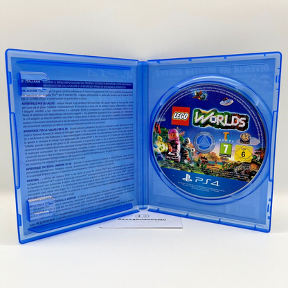 Lego Worlds PS4 Italiano Completo WarnerBros Sony PlayStation 4 COME NUOVO