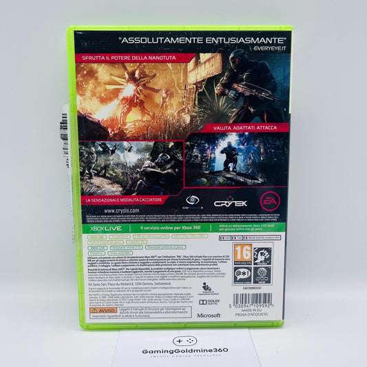 CRYSIS 3 Xbox 360 Italiano PAL Completo EA Crytek Microsoft Xbox360 OTTIME CONDI