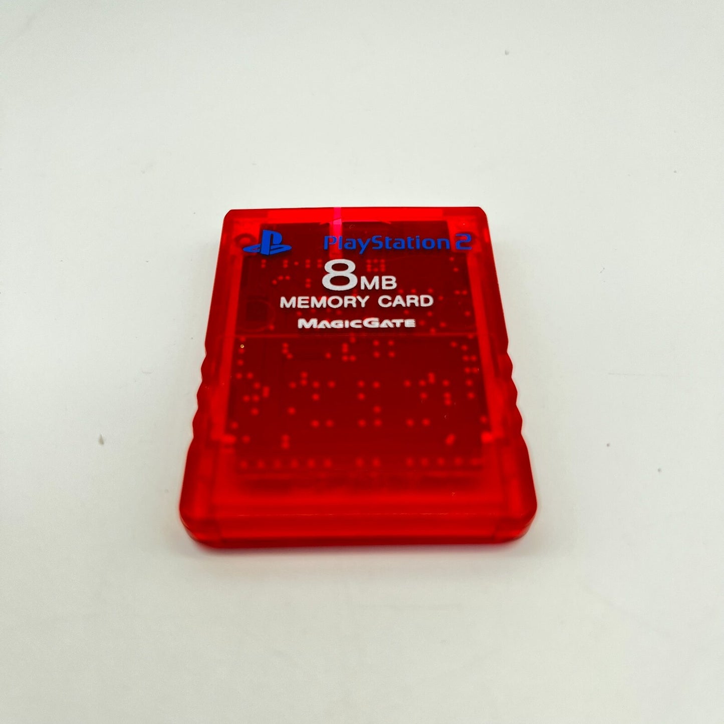 Memory Card PS2 8 MB ORIGINALE Sony PlayStation 2 Magic Gate ROSSA - COME NUOVA