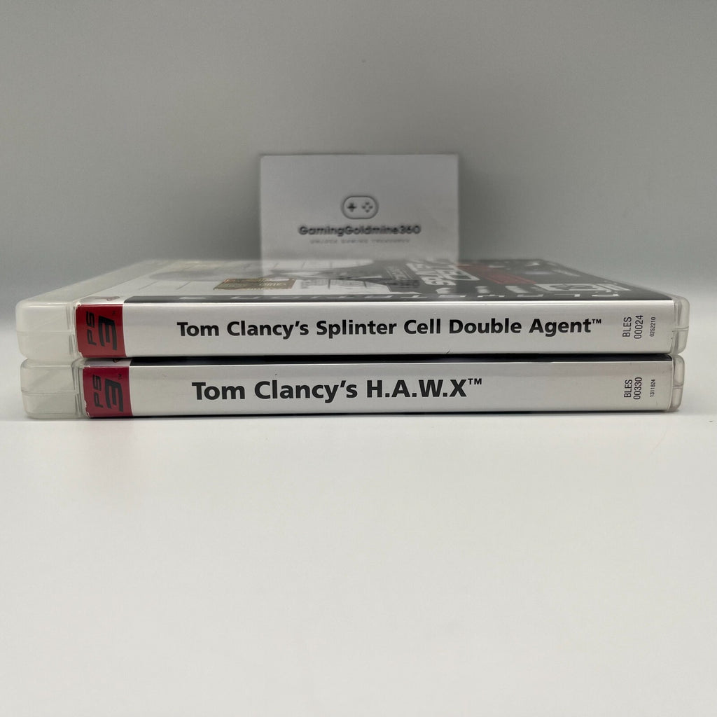 TOM CLANCY'S Splinter Cell Double Agent+HAWX PS3 Italiano Completi PAL Sony TOP