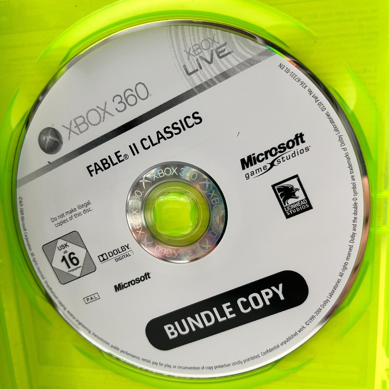 Fable II 2 + Halo Wars XBOX 360 Italiano Completi con Manuali Gioco Microsoft