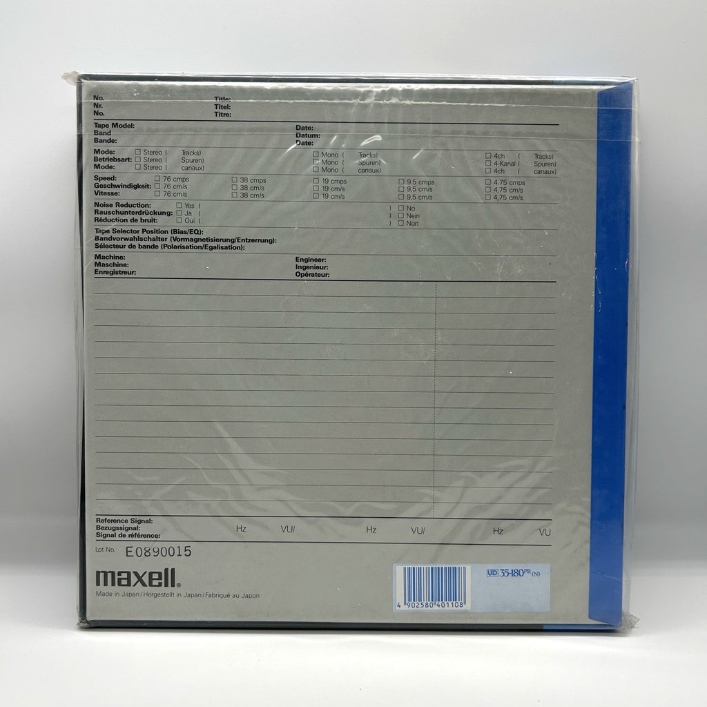 Maxell UD 35-180PR – bobina 26,5 cm (10,5″) da 1.100 m, nuova sigillata (Nuovo)