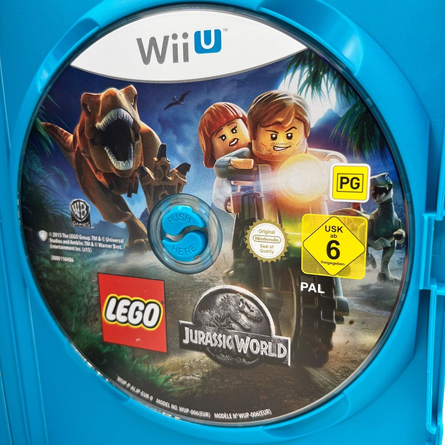 Lego Jurassic World Nintendo Wii U Italiano Completo con Manuale WB COME NUOVO