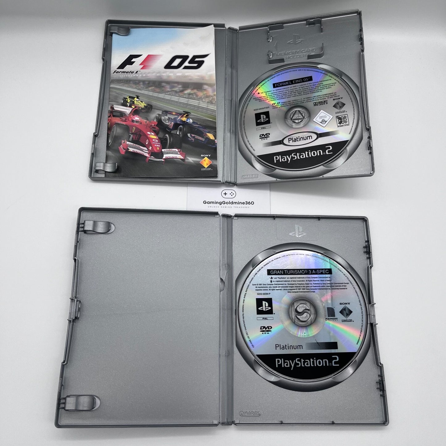 F1 05 (Formula 1 2005) + Gran Turismo 3 (cover stampata, no manuale) PS2 PAL
