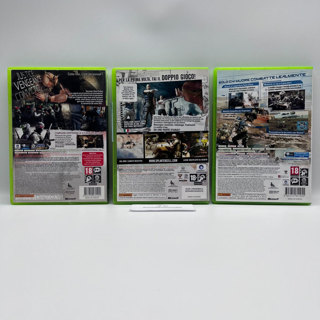 Tom Clancy's: Conviction, Double Agent, Ghost Recon Future Soldier Xbox 360 PAL