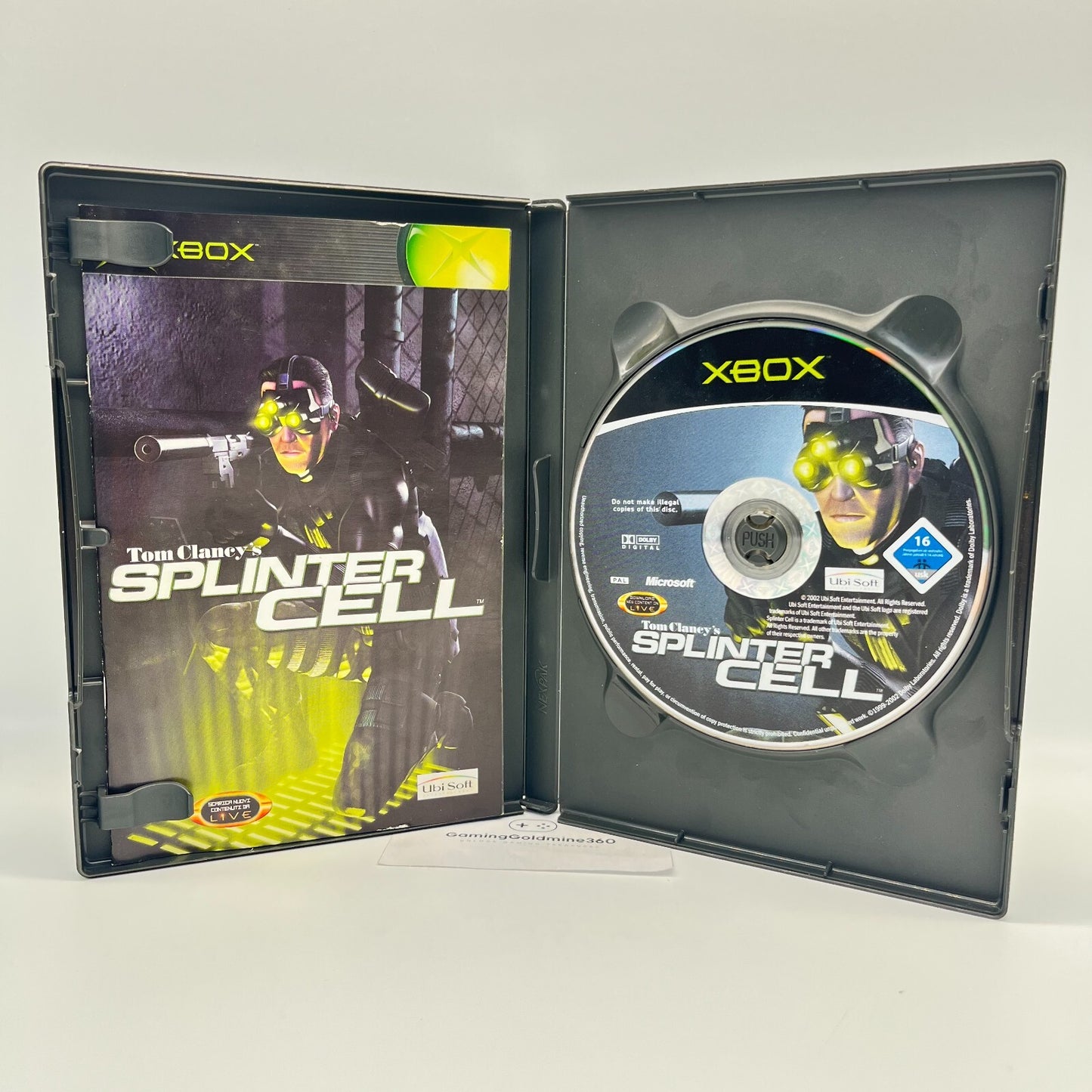 Tom Clancy's Splinter Cell Xbox Italiano Completo PAL Ubisoft Microsoft Xbox360